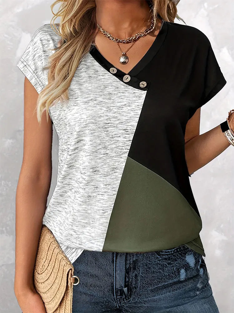 Women’s Plus Size Chic Summer Top