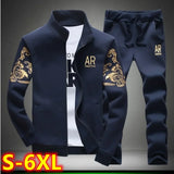 Men’s Plus Size Autumn Tracksuit Set