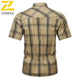 Men Plaid Casual Shirt