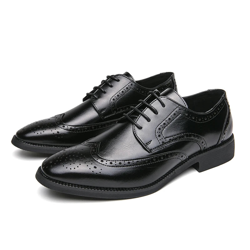 Men’s Full-Grain Leather Dress Shoes