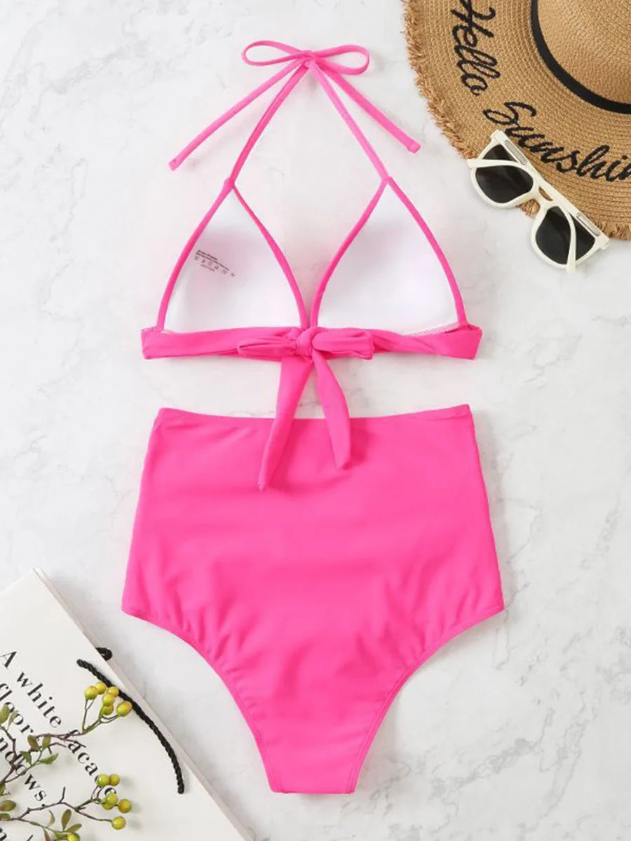 Solid Triangle Bikini