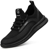 Manlegu Air Mesh Lightweight Safety Sneakers
