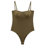 Satin Camisole Bodysuit Women – Backless Lingerie