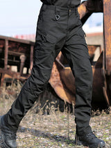 Men Cotton Casual Cargo Pants
