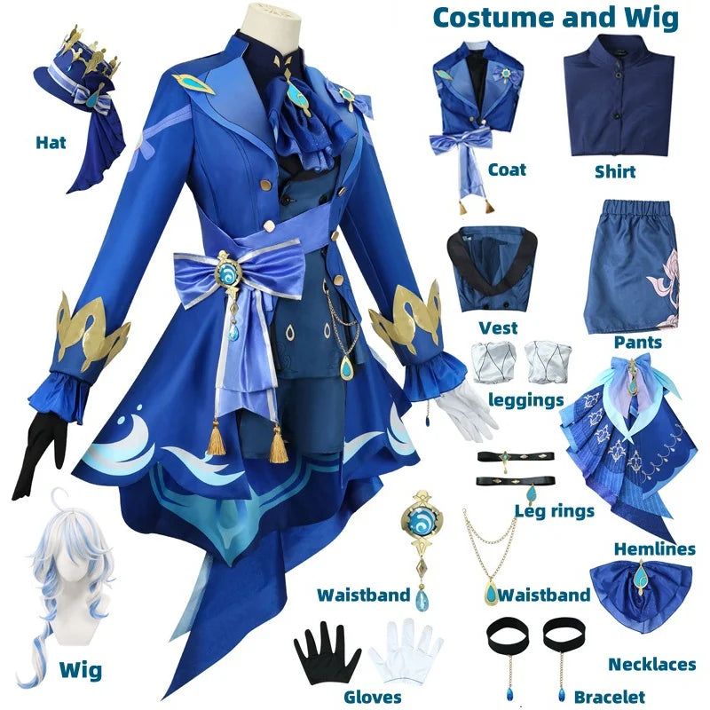 Furina Genshin Impact Cosplay Costume Set
