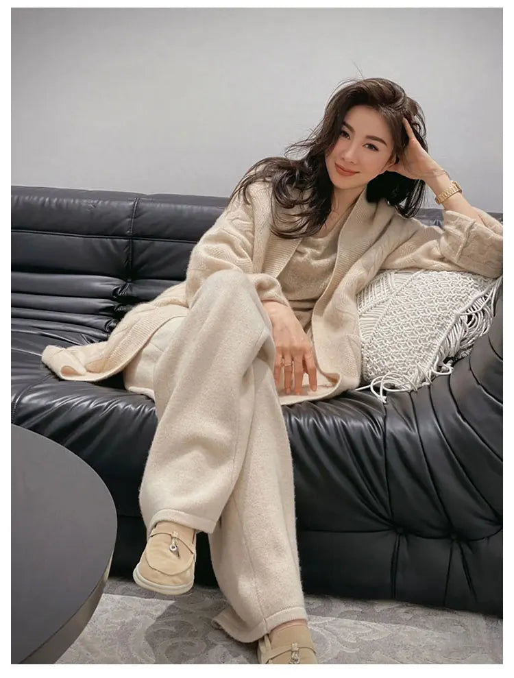 Women’s Leather Slip-On Bean Shoes Flats