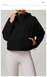 Women Windproof Quick Dry Yoga Jacket