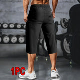 Men Cropped Athletic Pants