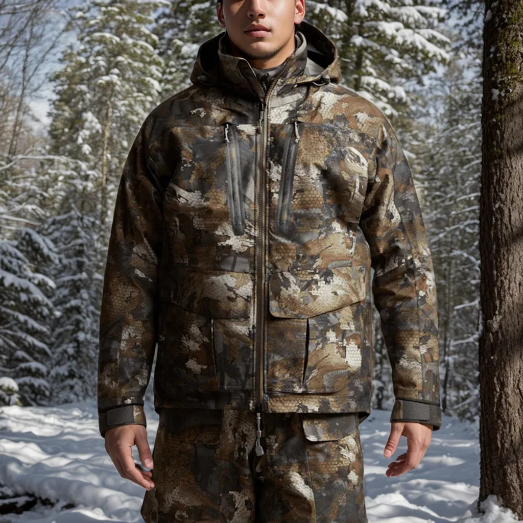 Men Waterproof Camouflage Fishing Jacket
