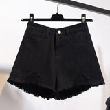 Summer Women's High Waist Cowboy Denim Shorts