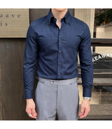 Men Slim Striped Shirt