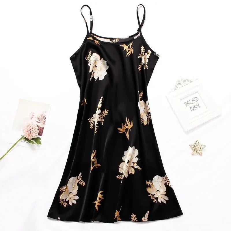 Women Floral Print Nightdress