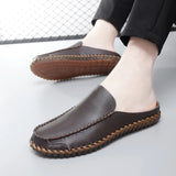 Men Backless Loafers