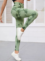 Women Tie Dye High Waist Yoga Leggings
