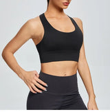 Women Cross Back Sports Bra Plus Size