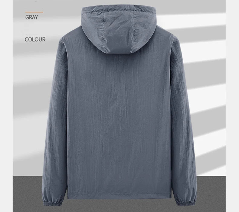 Men Ultra Light Quick Dry Hiking Jacket