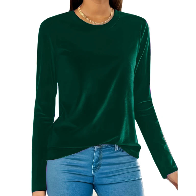 Women's Plus Size Long Sleeve Top – 2025 Collection