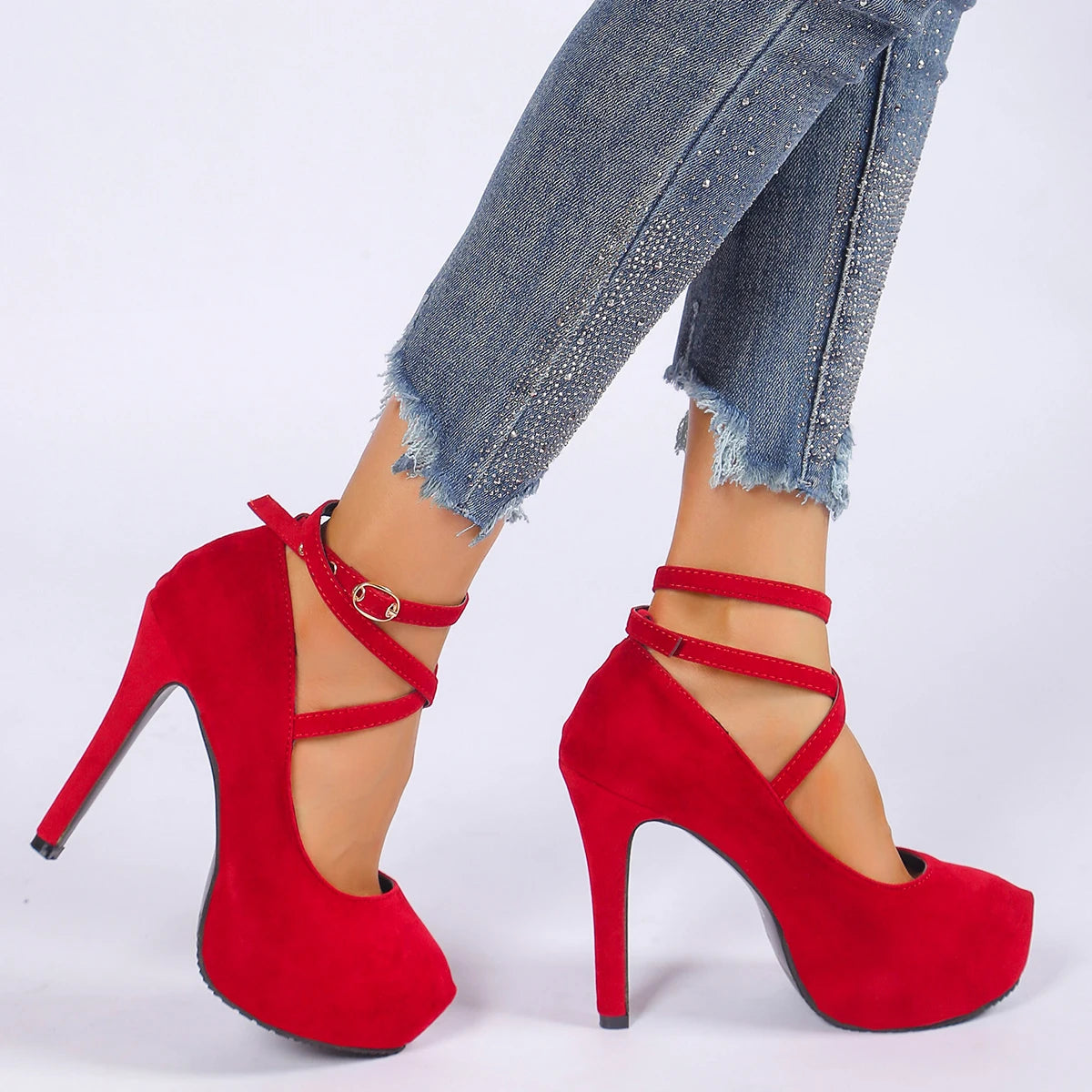 Platform Ankle Strap Pumps – Summer 2025