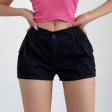 Women's High Waist Cotton Shorts