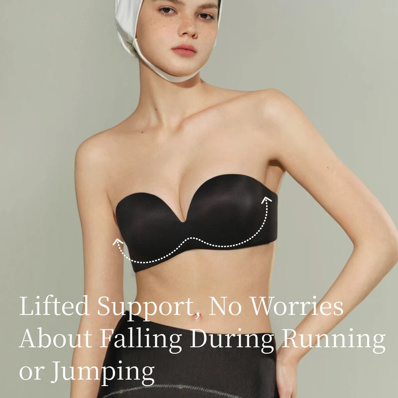 Women Invisible Strapless Bra