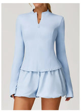 Women Stretch Slim Fit Training Jacket