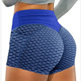 Women Honeycomb Yoga Shorts