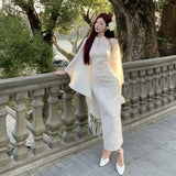 Women Qipao Two Piece Dress Set