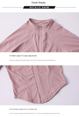 Women Textured Long Sleeve Running Jacket