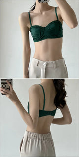 Women French Lace Half Bra