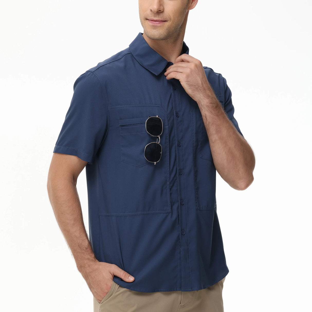 Men Fishing Cargo Shirt