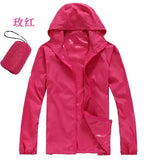 Women Lightweight Waterproof Hooded Windbreaker
