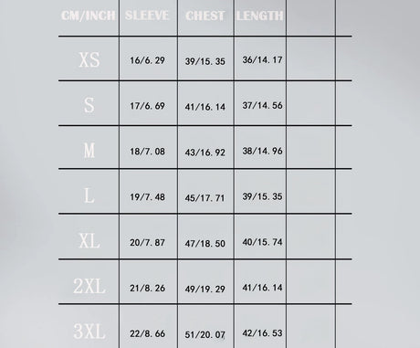 Size chart for Zimbabwe Flag Cropped T-Shirt showing measurements in cm and inches for various sizes.