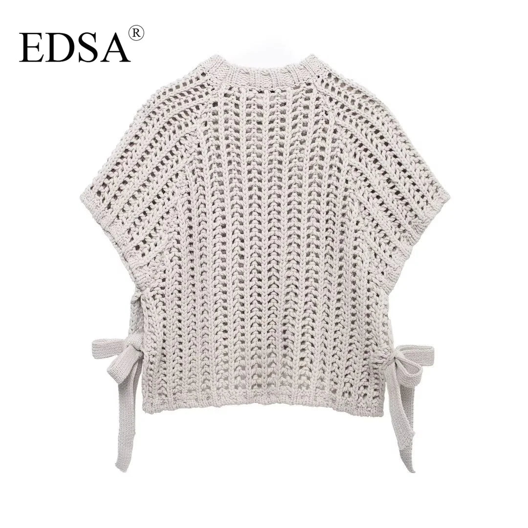 Women's Chunky Knit Cropped Sweater