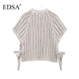 Women's Chunky Knit Cropped Sweater