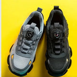 Women Safety Shoes White Lightweight Sneakers