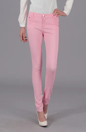 Women White Office Pants