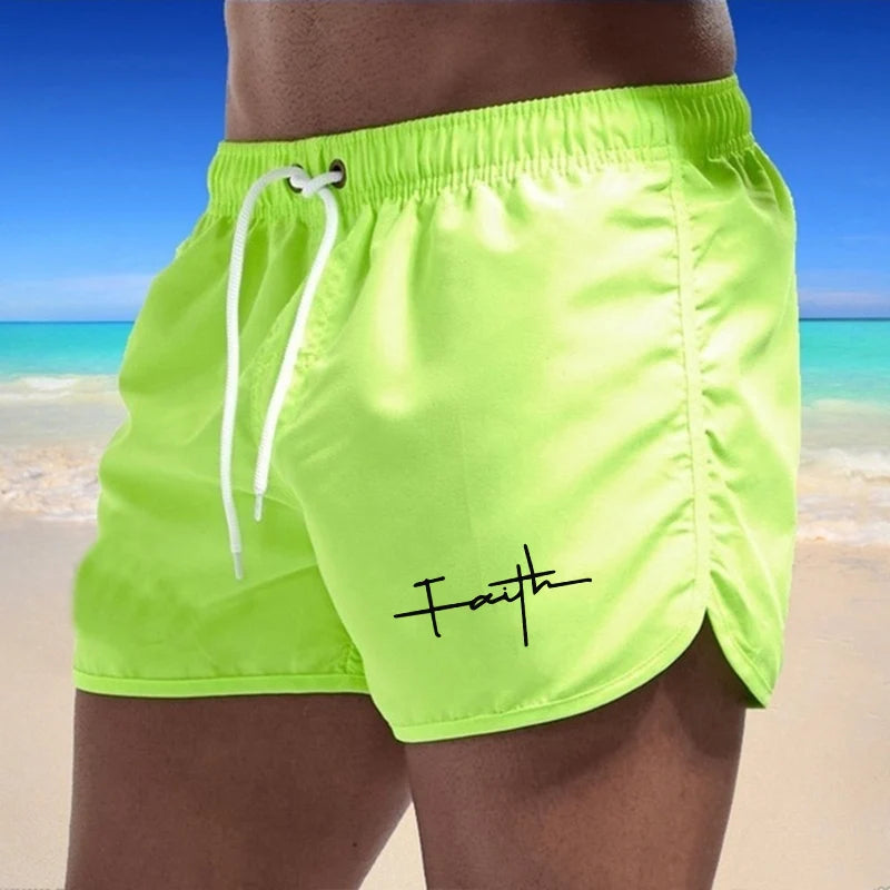 Men Casual Beach Swim Trunks