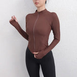 Women Textured Long Sleeve Running Jacket