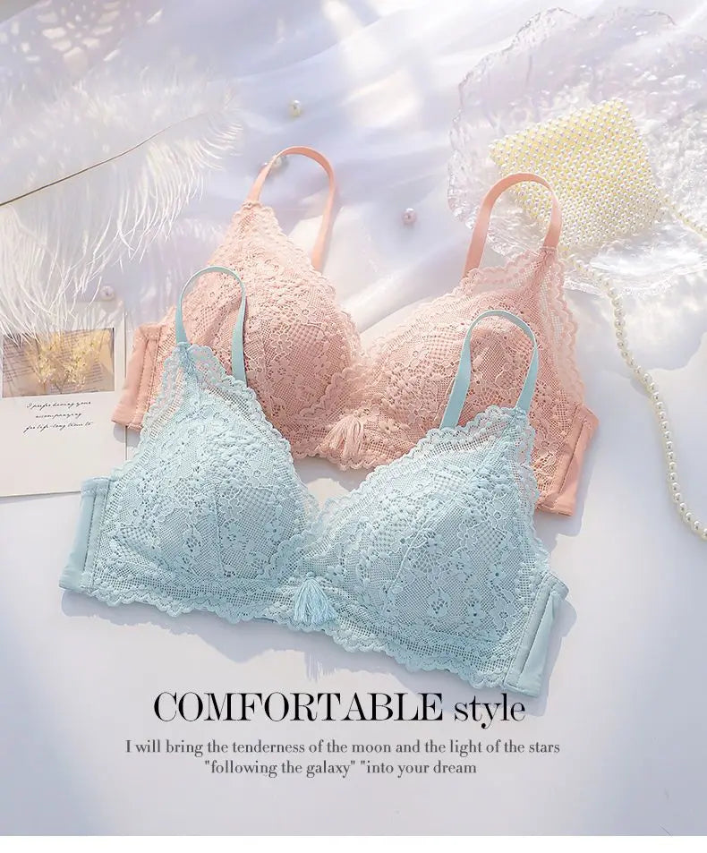 Women Ultra Thin Bra Set