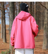 Outdoor Windproof Waterproof Hiking Hooded Jacket