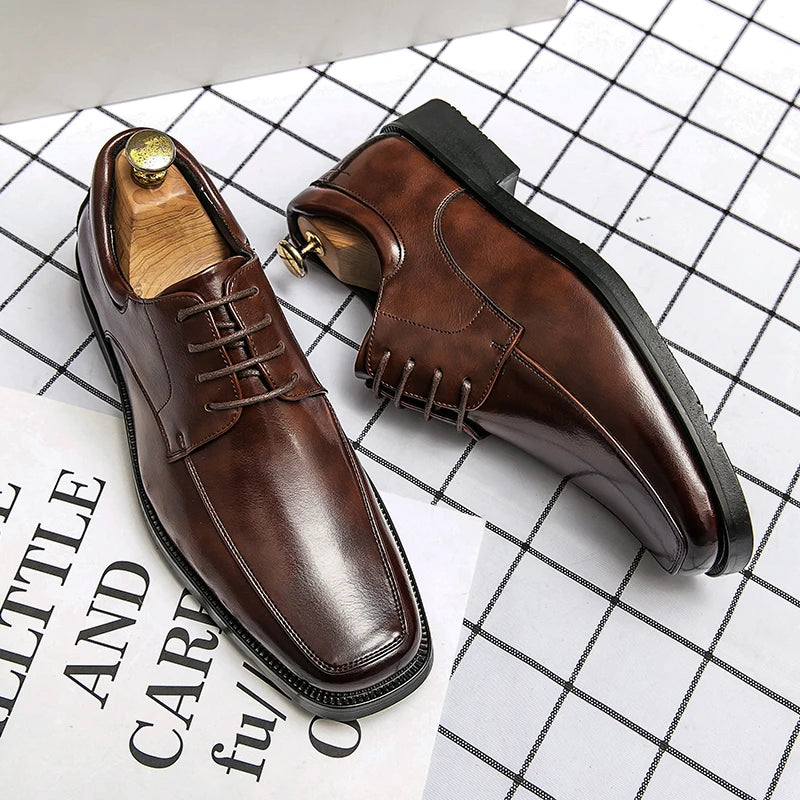 Men Genuine Leather Formal Loafers