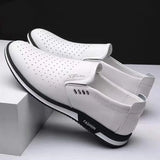 Men Luxury Leather Driving Shoes