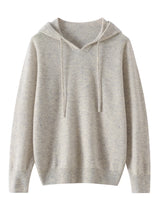 Women's 100% Cashmere Hooded Sweater