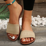 Women Luxury Flat Sandals Designer Slides