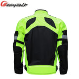 Men Motorcycle Protective Riding Jacket