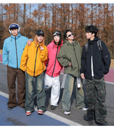 Outdoor Windproof Waterproof Hiking Hooded Jacket