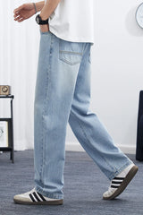 Men Korean Loose Jeans