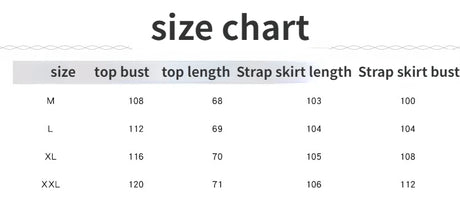Size chart for Korean Loose Fit Maternity Dress detailing measurements for M, L, XL, and XXL sizes.