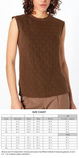 Knitted Texture Summer Casual Tank Top