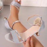 Open Toe Thin Heels – Luxury Party Sandals